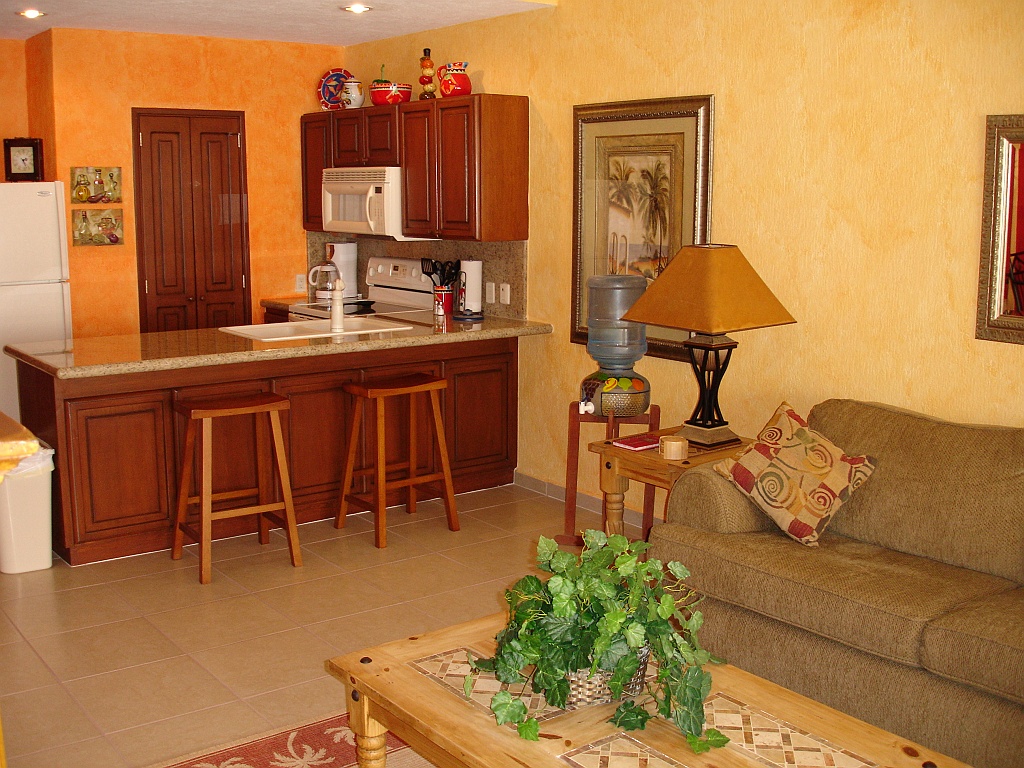 1BRM_6.JPG - Living room and kitchen